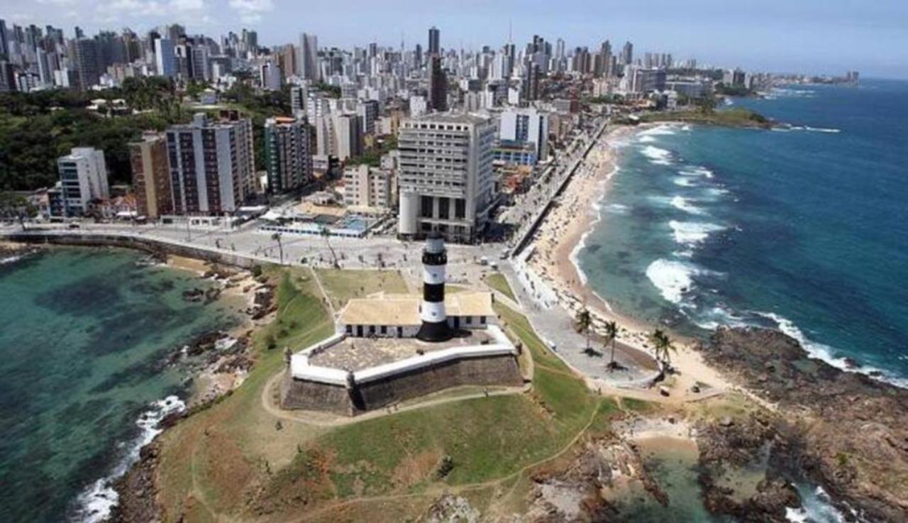 Flat Atlatic City Apart Hotel Barra Ondina Em Salvador da Bahia Dış mekan fotoğraf
